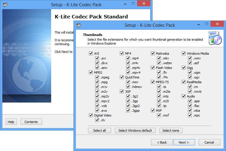 Download k-lite codec pack